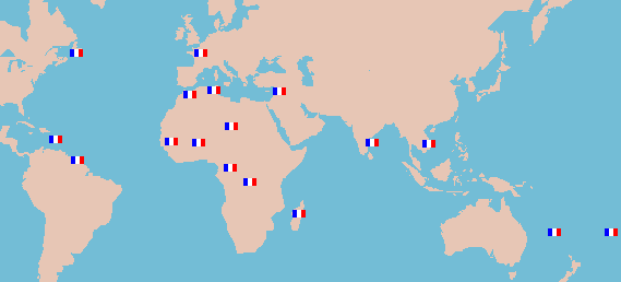 France and Colonies 1940